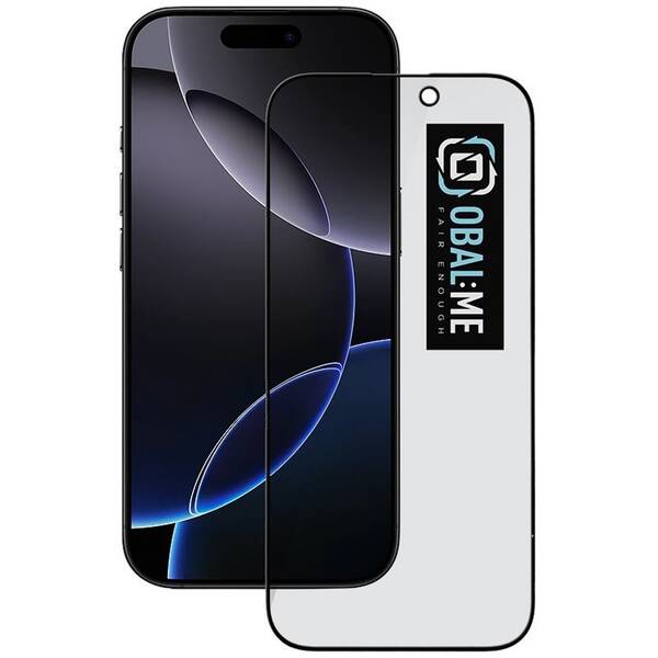 Tvrdené sklo Obal:Me Privacy 5D na Apple iPhone 16 Pro čierne

