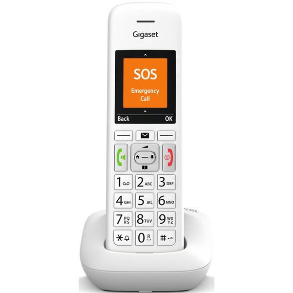 Domáci telefón Gigaset E390 biely

