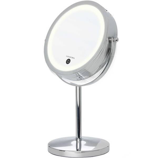 Zrkadlo kozmetické Lanaform Stand Mirror strieborné

