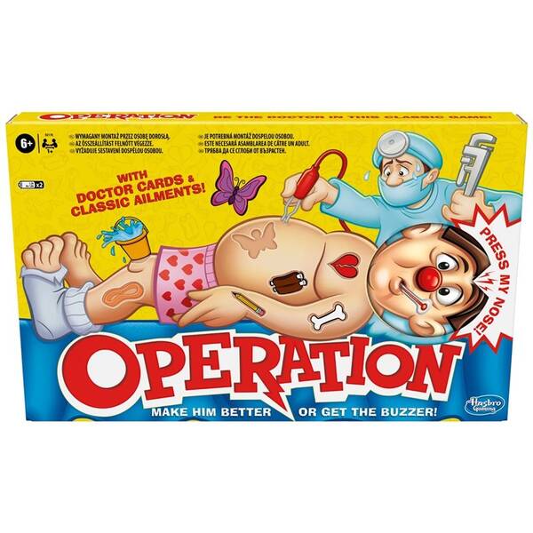 Vzdelávacia hra Hasbro Detská operácia 

