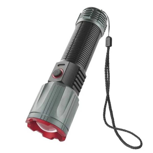 Lampáš EMOS LED NABÍJACIA KOVOVÁ VEĽKÁ 3000 lm, 5 000 mAh čierna


