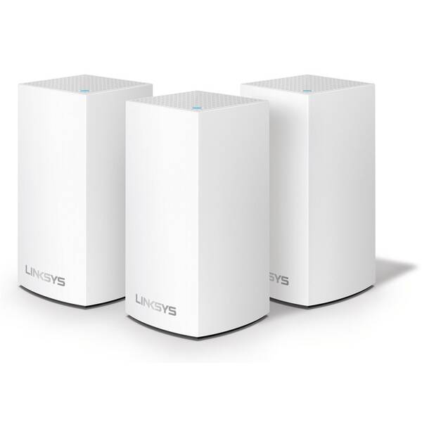 Prístupový bod (AP) Linksys Velop Mesh Wi-fi System, Dual-Band, 3-Pack biely

