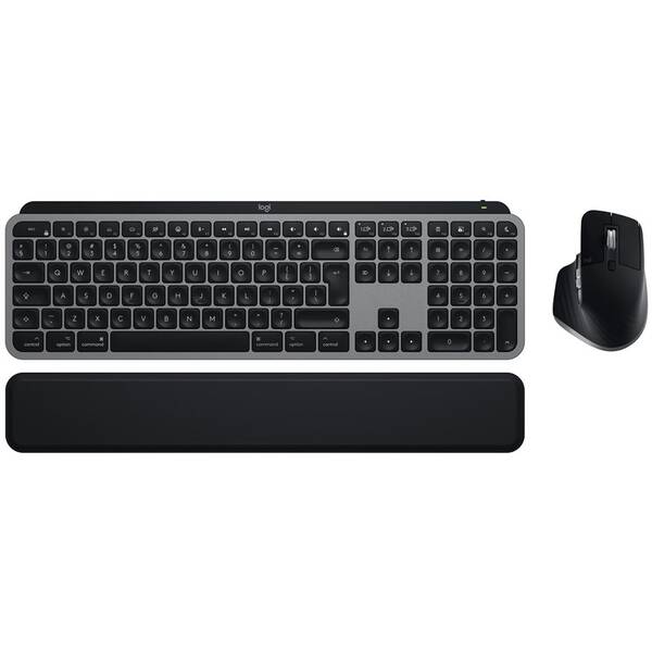 Klávesnica s myšou Logitech MX Keys S Combo pro MacBook, US INT'L layout sivá

