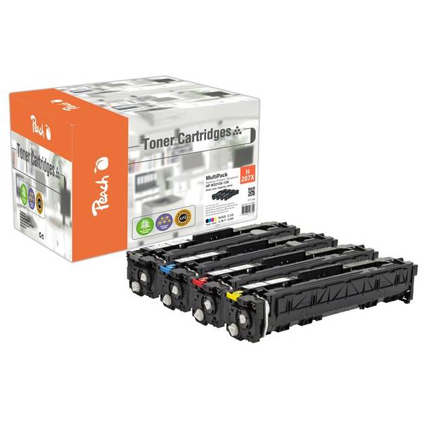 Toner Peach HP 207X, W2210-3X, Multi-Pack, 1x3150/3x2450 strán - CMYK 


