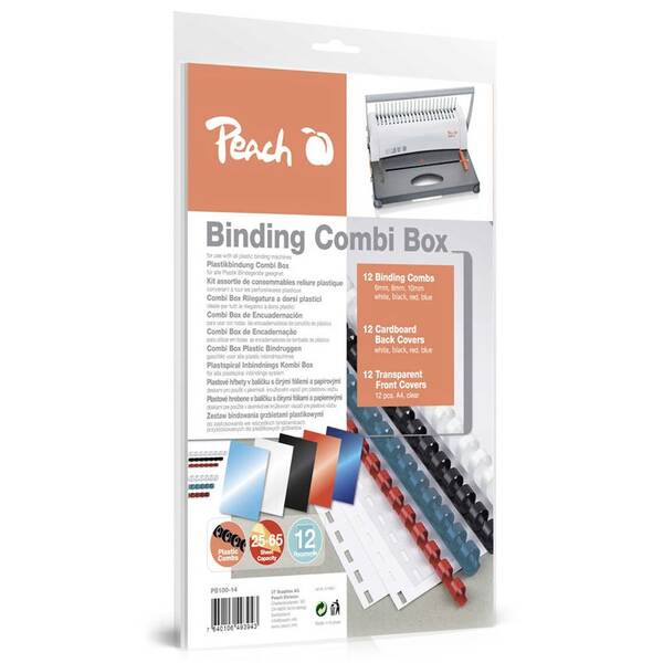 Viazací set Peach PB100-14, na krúžkovú väzbu 

