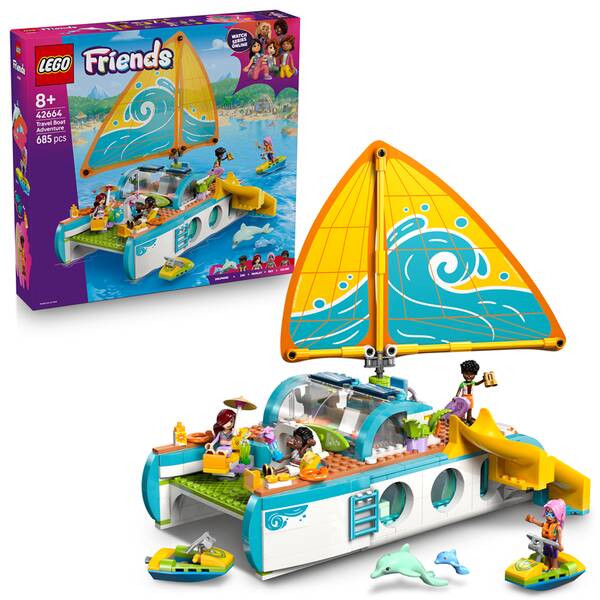 Stavebnica LEGO® Friends 42664 Dobrodružstvo na jachte 

