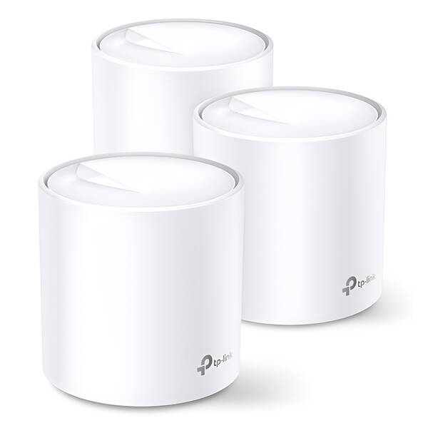 Kompletný Wi-Fi systém TP-Link Deco X60 V3.2 (3 ks) biely


