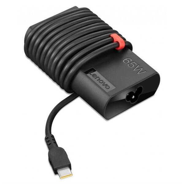 Sieťový adaptér Lenovo ThinkPad Slim 65W AC (USB-C) - EU/INA/VIE/ROK čierny

