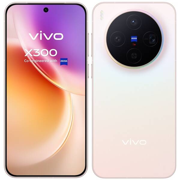 Mobilný telefón vivo X300 5G 16 GB / 512 GB ružový

