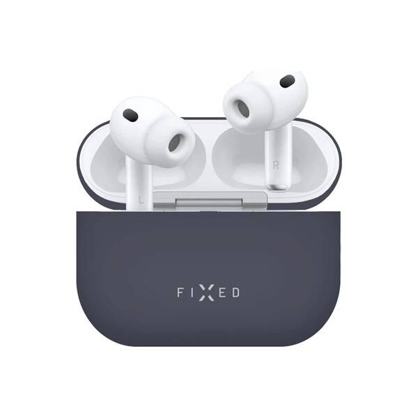 Príslušenstvo FIXED Ultratenké silikonové pouzdro Silky pro Apple AirPods Pro 3 modré

