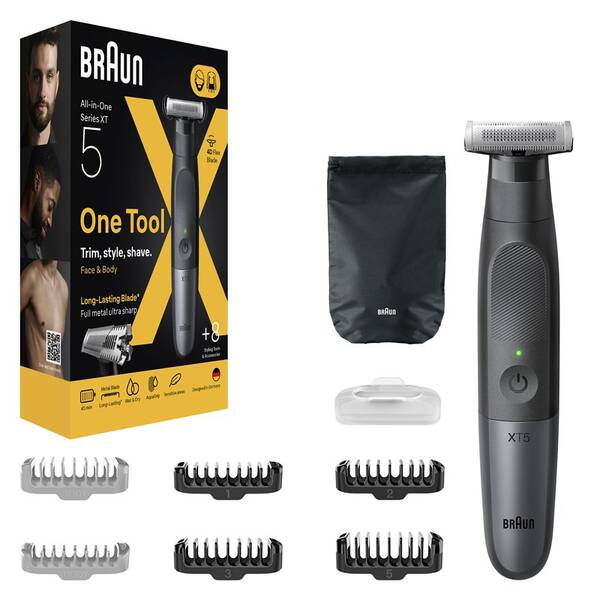 Zastrihávač fúzov Braun XT5200 BL 

