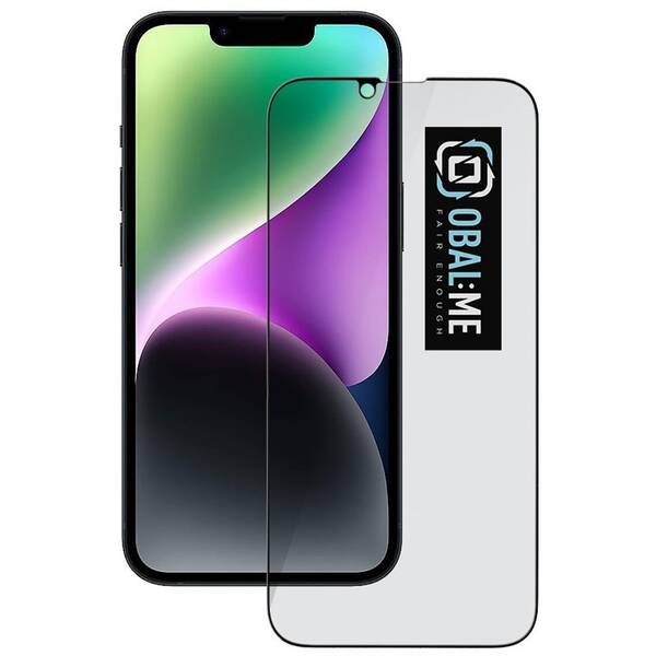 Tvrdené sklo Obal:Me Privacy 5D na Apple iPhone 13/13 Pro/14/16e čierne

