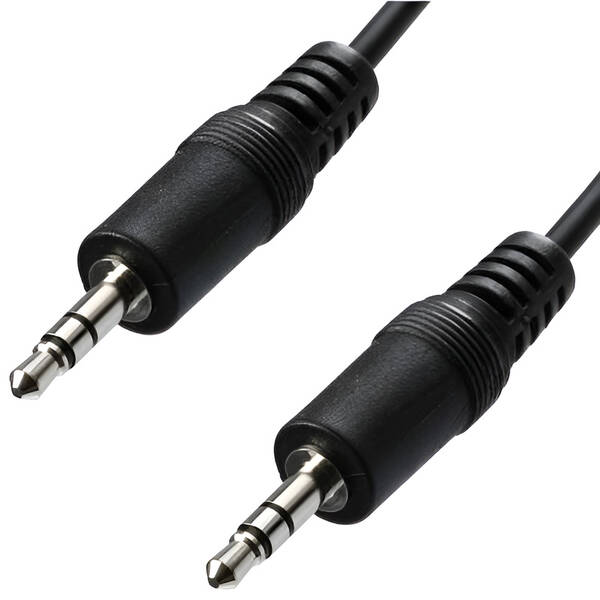 Kábel AQ audio 3,5 mm jack na 3,5 mm jack, 3 m čierny

