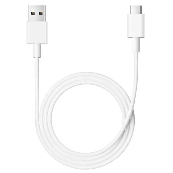 Kábel Xiaomi USB-A/USB-C, 3A, 60W, 1m biely


