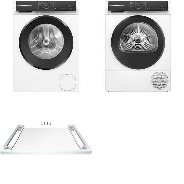 Set výrobkov Bosch WGH24400BY + WQH245B6BY + WTZ27500 biely

