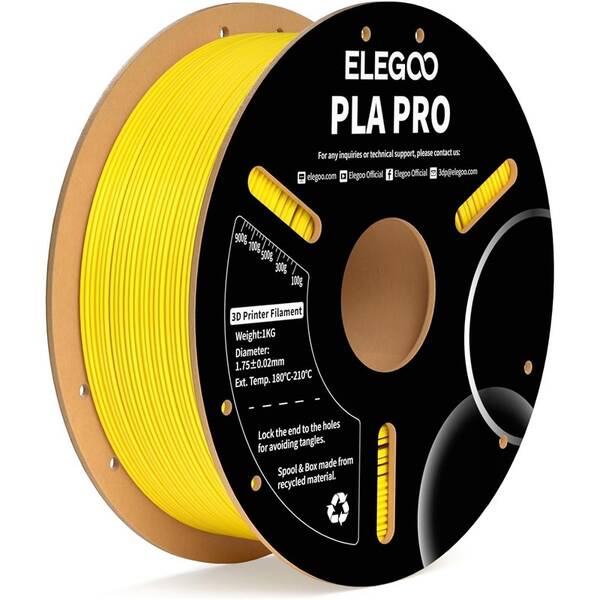 Tlačová struna (filament) Elegoo PLA P 1,75mm žltý


