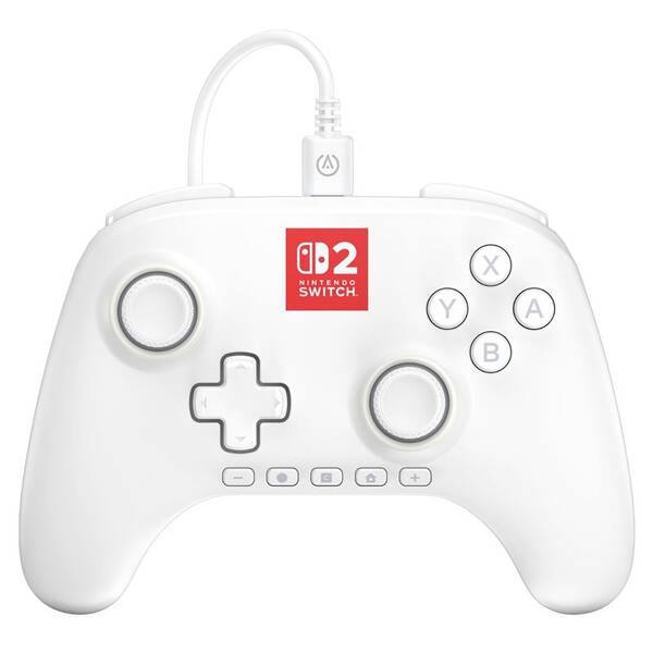 Gamepad PowerA Advantage - Nintendo Switch 2 Lumectra biely

