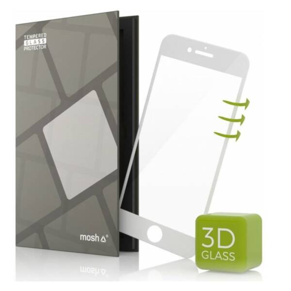 Tvrdené sklo Tempered Glass Protector 3D na Apple iPhone 6/6S biele

