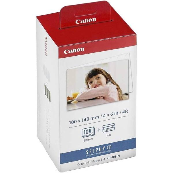 Fotopapier Canon KP-108,10x15 cm, 108 listov pre Selphy 

