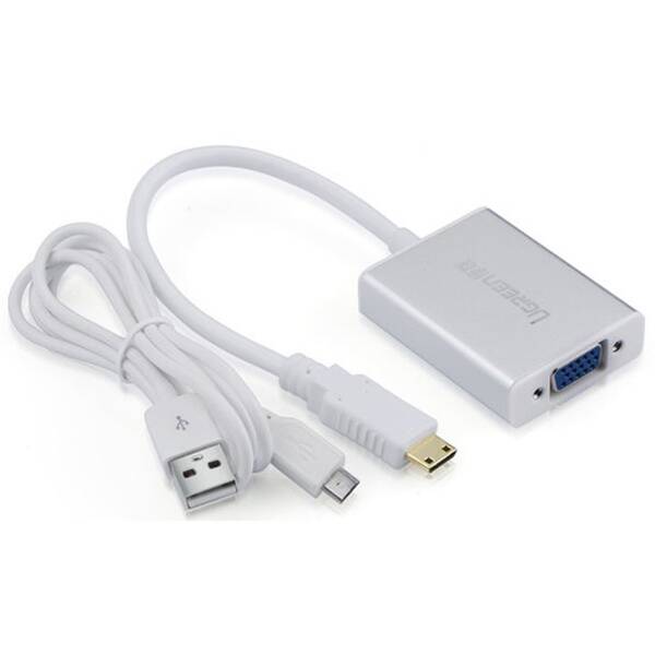  UGREEN MINI HDMI/VGA+AUD. 

