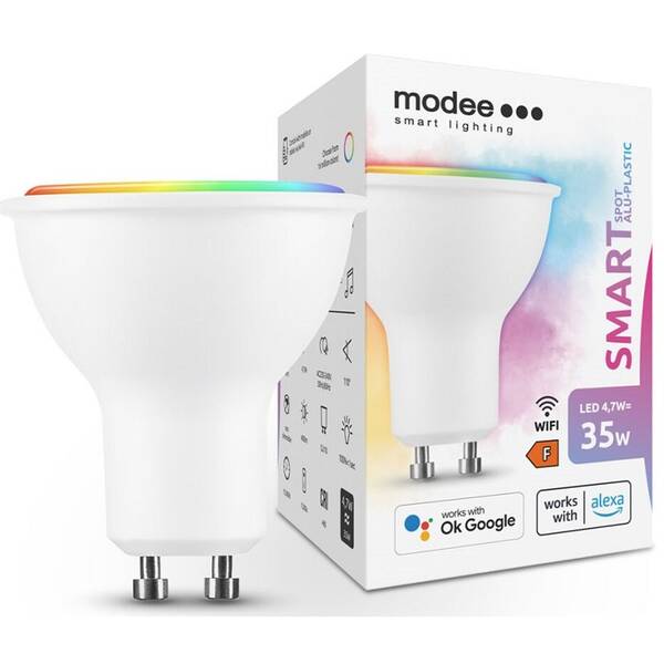 Inteligentná žiarovka Modee MSL-GU10 4,7W RGB 

