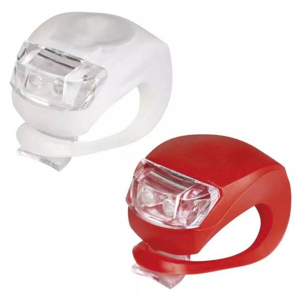 Lampáš EMOS 2× 2 LED, set predný + zadný 

