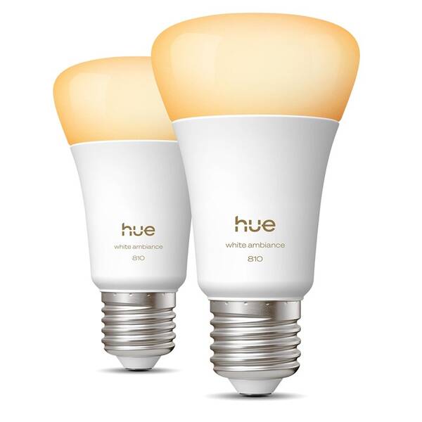 Inteligentná žiarovka Philips Bluetooth, E27, 810 lm, White Ambiance (2 ks) 


