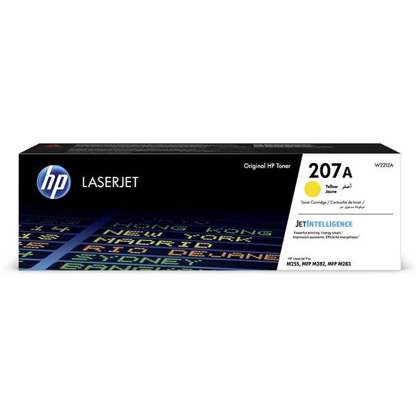 Toner HP 207A, 1 250 strán žltý

