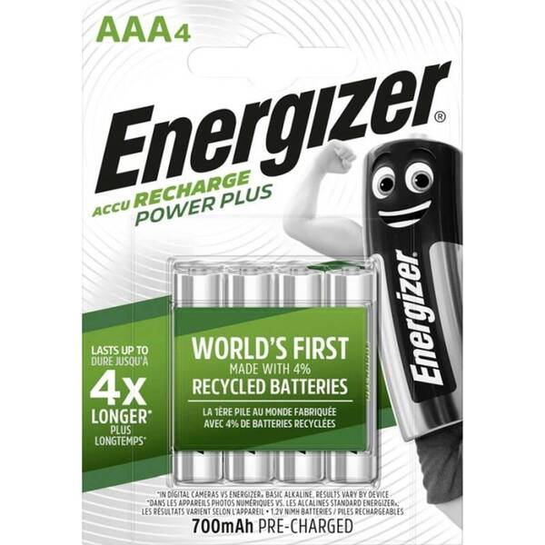 Batéria nabíjacia Energizer AAA 700mAh (4 ks) 

