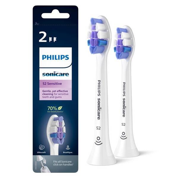 Náhradné hlavice Philips HX6052/10 (2 ks) biela

