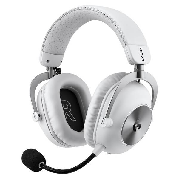 Headset Logitech PRO X3 LIGHTSPEED Wireless biely

