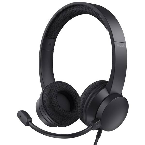 Headset Trust Ayda USB-ENC čierny

