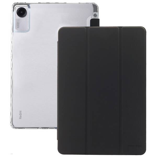 Puzdro na tablet flipové Mobile Origin Easy Tablet Case na Xiaomi Redmi Pad SE 11 čierne/priehľadné

