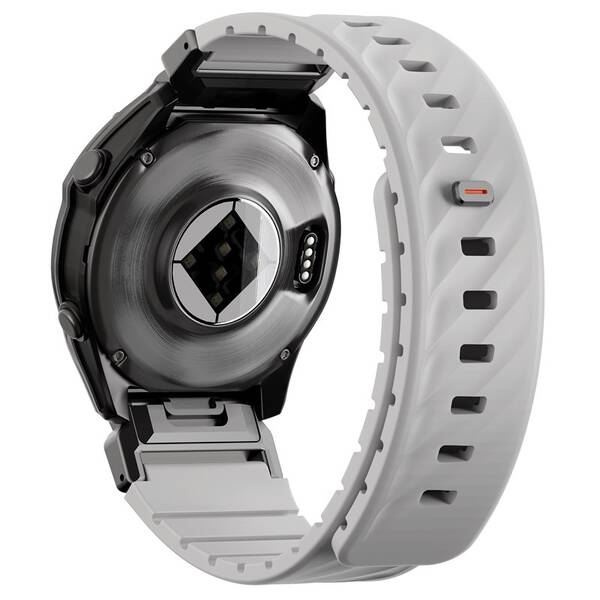 Remienok Uniq Fluo magnetický na Garmin SmartWatch Quick Release/QuickFit 22mm sivý

