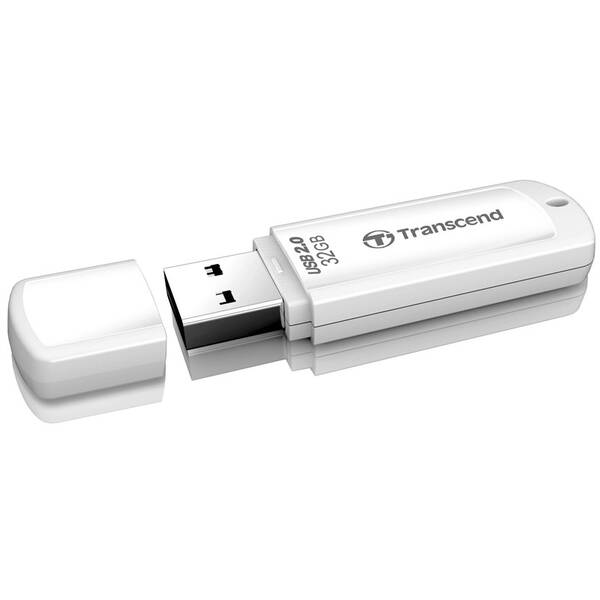 USB flashdisk Transcend 32 GB USB 2.0 biely

