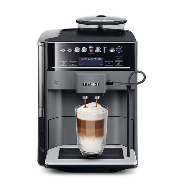 Automatický kávovar Siemens TE651209RW čierne/sivé

