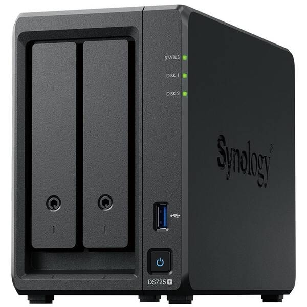 Sieťové úložisko Synology DS725+ čierne

