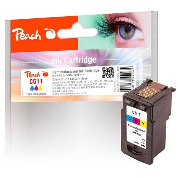 Cartridge Peach Canon CL-511, 385 strán - CMY 

