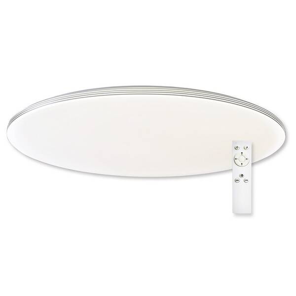LED stropné svietidlo Top Light Ocean K RC biele/chróm

