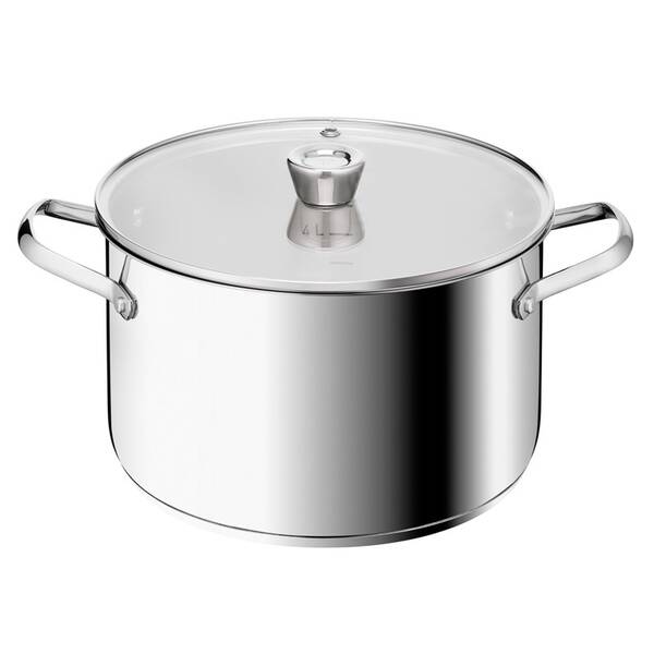Hrniec s pokrievkou Tefal E3366355 XL, 26 cm nerez

