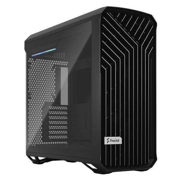 Case FRACTAL DESIGN Torrent Tempered Glass Light Tint čierna

