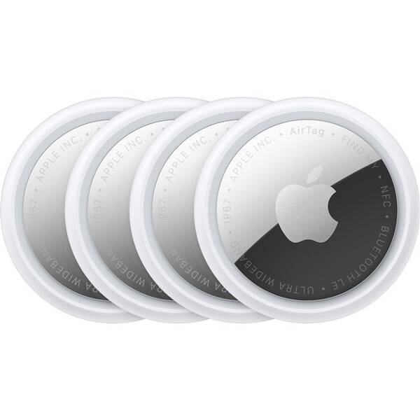 Lokátor Apple AirTag (2. generace) 4 ks biely

