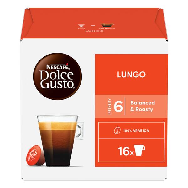 Kapsuly pre espressá NESCAFÉ Lungo (16 ks) 

