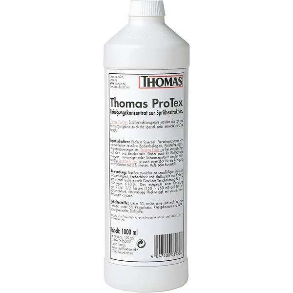 Čistiaci prípravok Thomas Protex -čistiaci koncentrát na čistenie kobercov a čalúnenie , 1 l 

