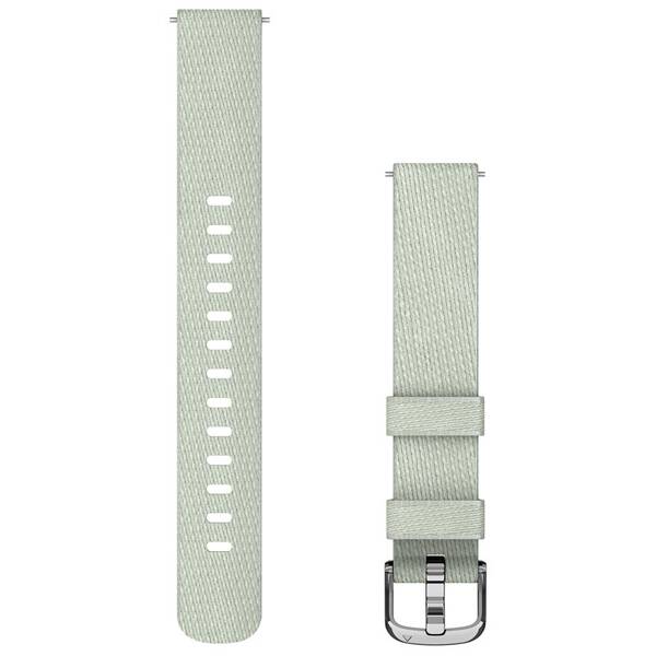 Remienok Garmin Lily 2 (14 mm), nylonový, Sage Gray/Silver 

