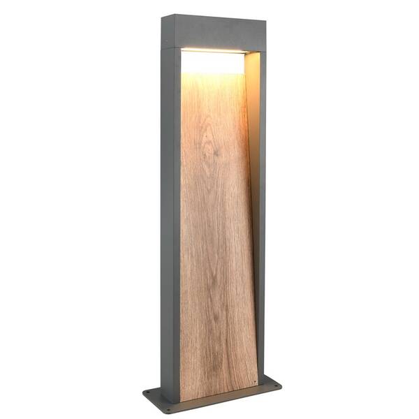 Svietidlo vonkajšie TRIO Salmon, 60 cm imitácia dreva

