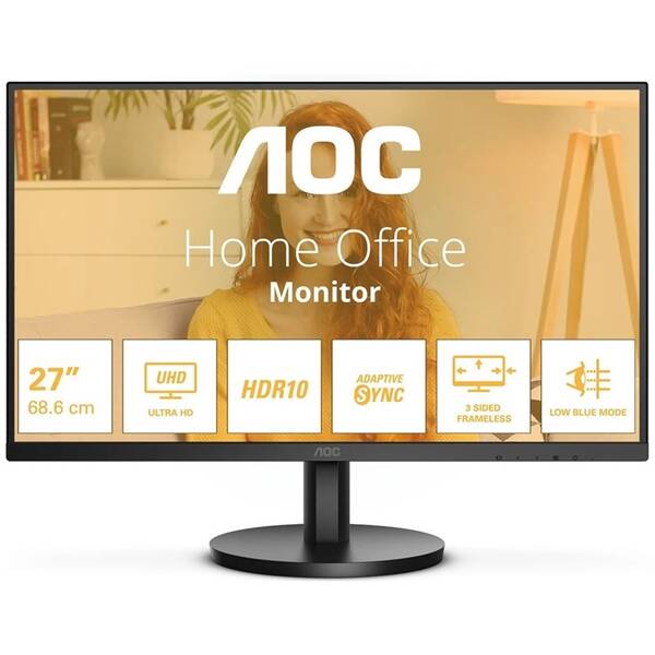 Monitor AOC U27B3M čierny

