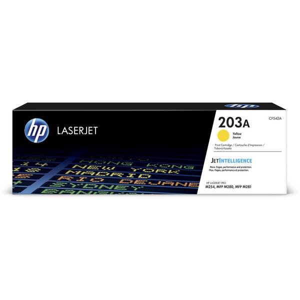 Toner HP 203A, 1 300 strán žltý

