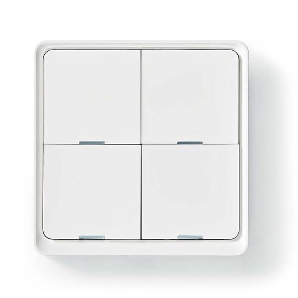 Vypínač Nedis SmartLife, Zigbee 3.0, 4 tlačidlá biely

