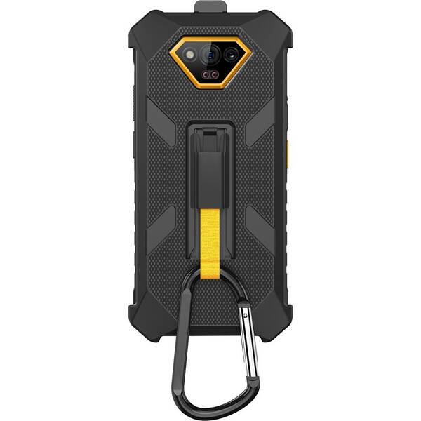 Kryt na mobil myPhone Hammer Iron V, s karabínou čierny


